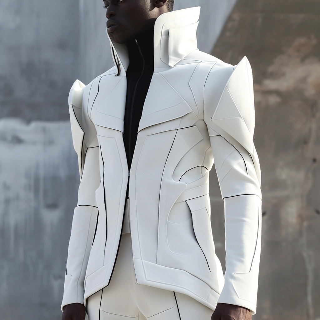 Architectural Elegance Meets Sartorial Innovation: The Future of the Suit Blazer, Inspired by Zaha Hadid and Santiago Calatrava